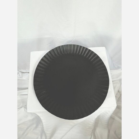 Spencer Black Metal Chargers – Set of 4 Modern Table Accents - Picture 3 of 4